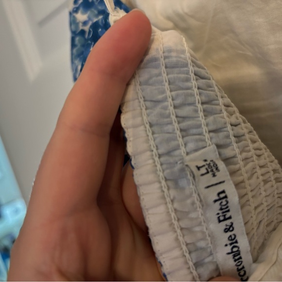 Abercrombie & Fitch Blue Floral Dress - Picture 5 of 5